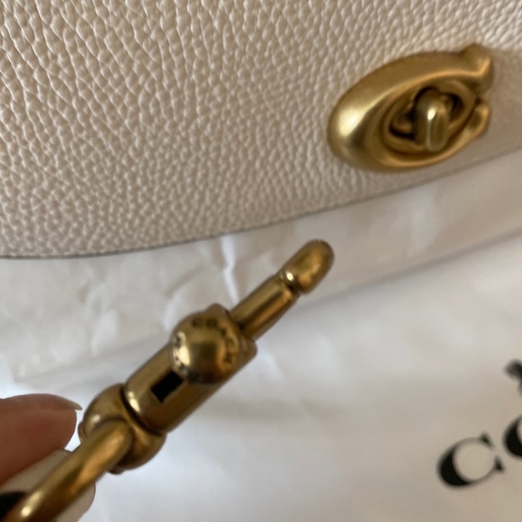 *SOLD** Coach Cassie 19 in Chalk BRAND NEW with tags - Picture 6 of 10